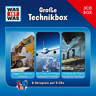 WAS IST WAS 3-CD Hörspielbox. Große Technikbox