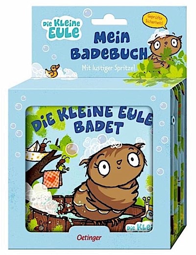 Die kleine Eule badet