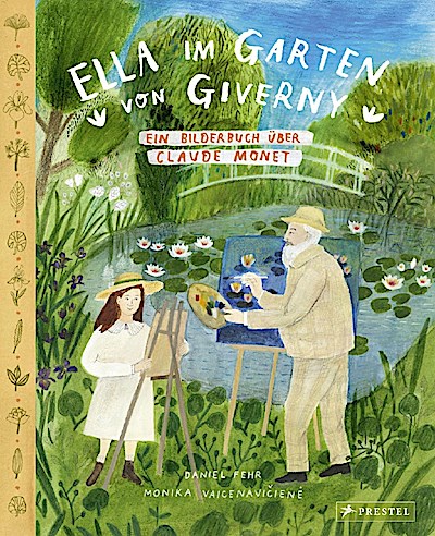 Ella im Garten von Giverny