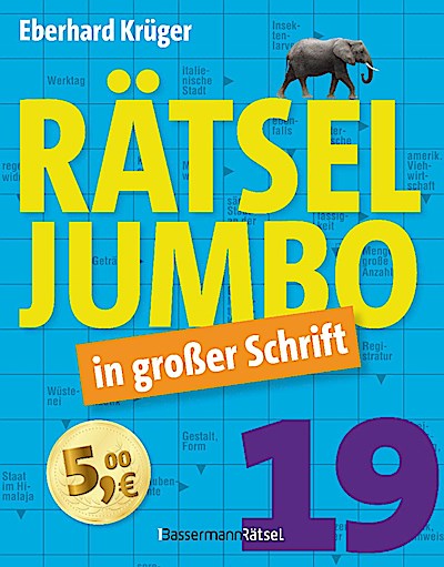 Rätseljumbo in großer Schrift 19