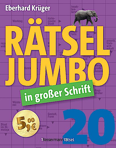 Rätseljumbo in großer Schrift 20