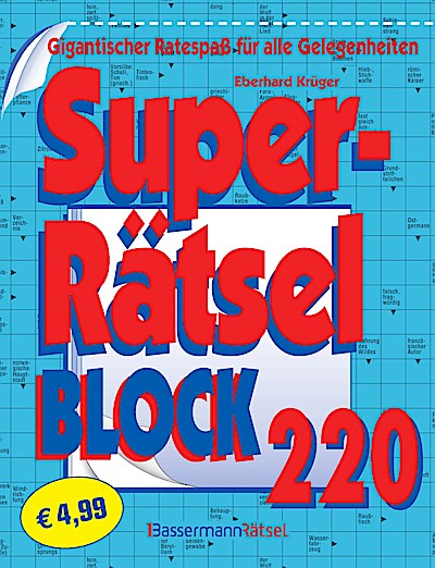 Superrätselblock 220 (5 Exemplare à 4,99 EUR)