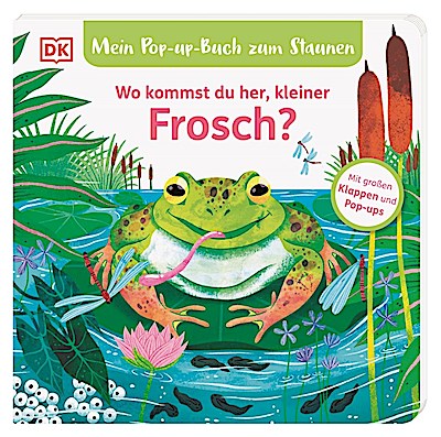Mein Pop-up-Buch zum Staunen. Wo kommst du her, kleiner Frosch?