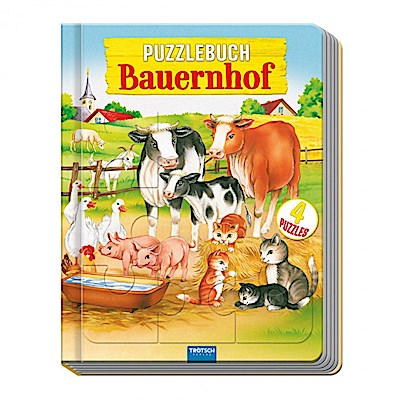 Trötsch Puzzlebuch Bauernhof
